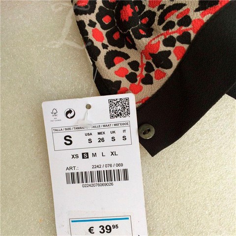 Etiqueta tag para roupas